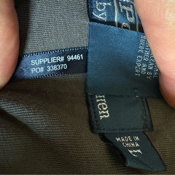 Polo Ralph Lauren Olive Green Jacket brown Leather accents hood casual large - Picture 13 of 13